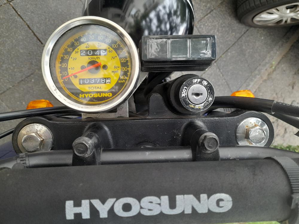 Motorrad verkaufen Hyosung Karion 125 Ankauf